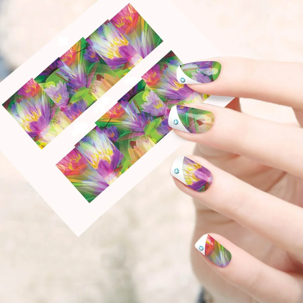 3 Sheets Flower DIY Designs Nail Art Water Transfer Stickers Decals For Full Cover Wraps Spring Beauty Tips
3 Sheets Flower DIY Designs Nail Art Water Transfer Stickers Decals For Full Cover Wraps Spring Beauty Tips