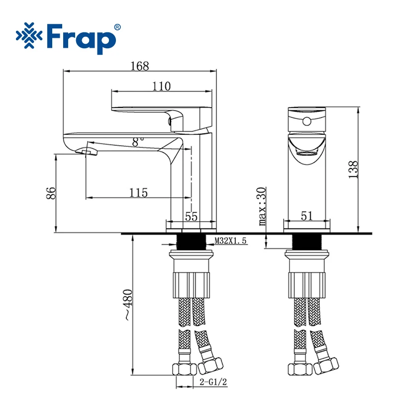 Frap High Quality Basin Faucets Bathroom Faucet Single Handle Basin Mixer Tap Hot and Cold Water Tap Basin Faucet Y10076
Frap High Quality Basin Faucets Bathroom Faucet Single Handle Basin Mixer Tap Hot and Cold Water Tap Basin Faucet Y10076