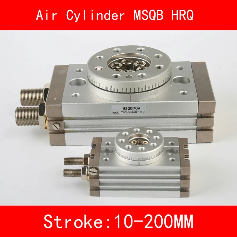 MSQB HRQ SMC Cylinder Rotary Stroke 10-200mm Table Oscillating Cylinders 180 Degree Turn R with A without Hydraulic Buffer
MSQB HRQ SMC Cylinder Rotary Stroke 10-200mm Table Oscillating Cylinders 180 Degree Turn R with A without Hydraulic Buffer
