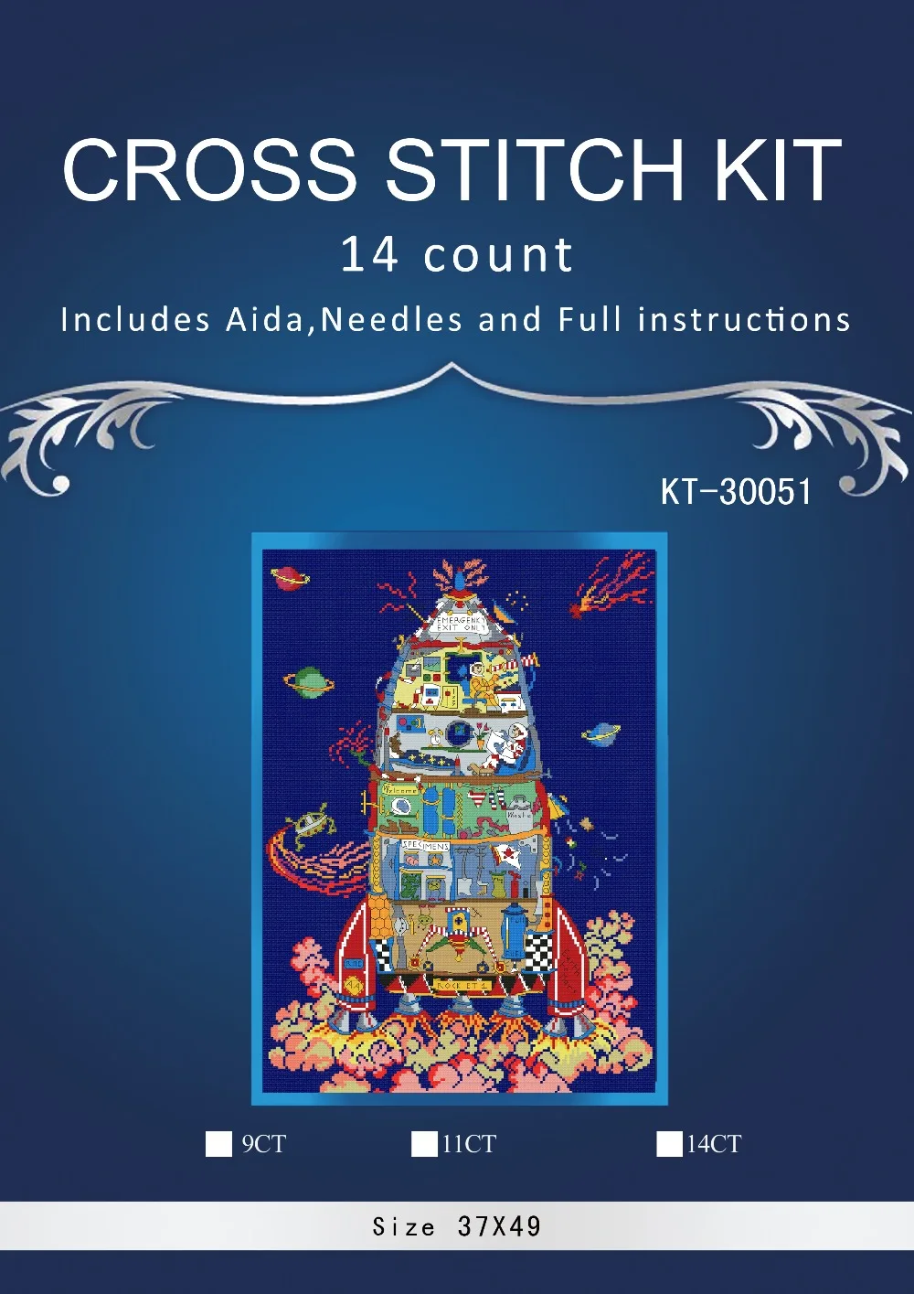 oneroom Top Quality popular hotselling counted cross stitch kit rocket ship in the space ET Bothy Threads
oneroom Top Quality popular hotselling counted cross stitch kit rocket ship in the space ET Bothy Threads