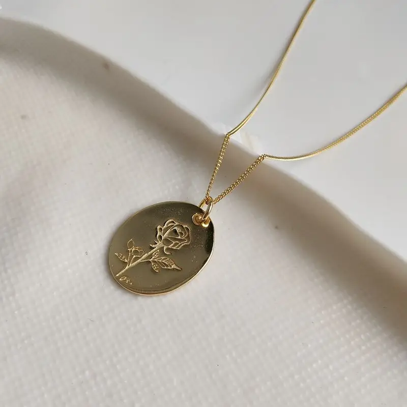 Silvology 925 Sterling Silver Oval Rose Flower Necklace Gold Elegant Female Pendant Necklace Festival Romantic Jewelry Gift New
Silvology 925 Sterling Silver Oval Rose Flower Necklace Gold Elegant Female Pendant Necklace Festival Romantic Jewelry Gift New