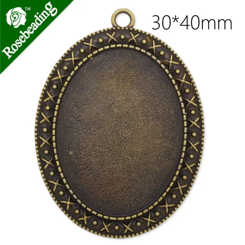 

30x40mm oval antique bronze plated pendant tray,pendant bezel,blank settings,lead and nickle free,sold by 20pcs/lot-C3820
