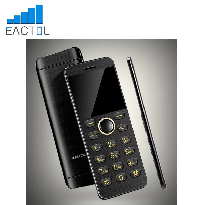 ULCOOL V16 телефон супер мини ультратонкая карта металлический корпус
