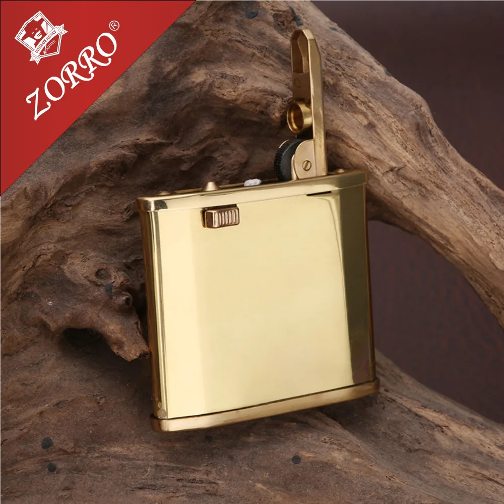 Gasoline Lighter Brass Material Oil Petrol Refillable Cigarett Lighter For Smoking Flint Fire
Gasoline Lighter Brass Material Oil Petrol Refillable Cigarett Lighter For Smoking Flint Fire