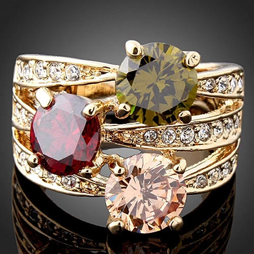Hot Fashion Women's Luxury Cubic Zirconia Crystal Gold-color Ring Cocktail Party Jewelry NY79 7G3P BD1U
Hot Fashion Women's Luxury Cubic Zirconia Crystal Gold-color Ring Cocktail Party Jewelry NY79 7G3P BD1U
