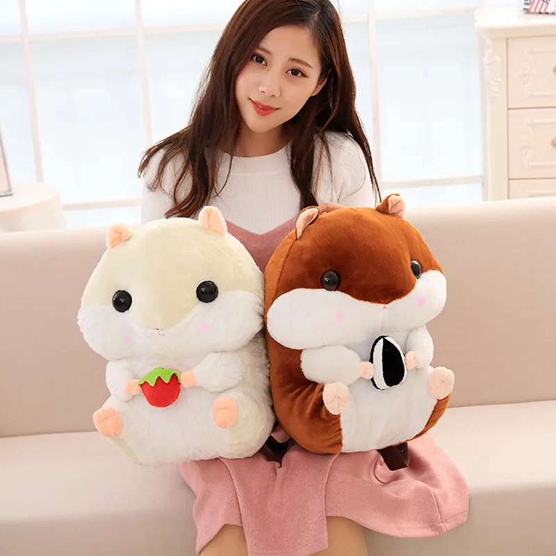 Hamster Plush Backpack Cute Baby Small Backpack Hamster Doll Multi-Function Backpack Boy Girl Child Cartoon Bag Birthday Gift
Hamster Plush Backpack Cute Baby Small Backpack Hamster Doll Multi-Function Backpack Boy Girl Child Cartoon Bag Birthday Gift