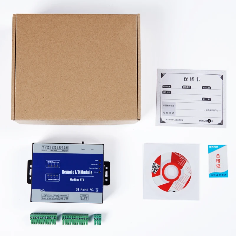 Wireless IoT M2M RTU Module Supports Modbus RTU 4/8 Analog inputs 0-5/10V,0/4-20mA can be intergraded into SCADA OPC server
Wireless IoT M2M RTU Module Supports Modbus RTU 4/8 Analog inputs 0-5/10V,0/4-20mA can be intergraded into SCADA OPC server