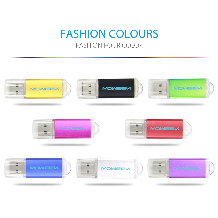 Moweek M04 usb флэш-накопитель 2017 новые модные мини-металлическая ручка привода 128 г 64 32