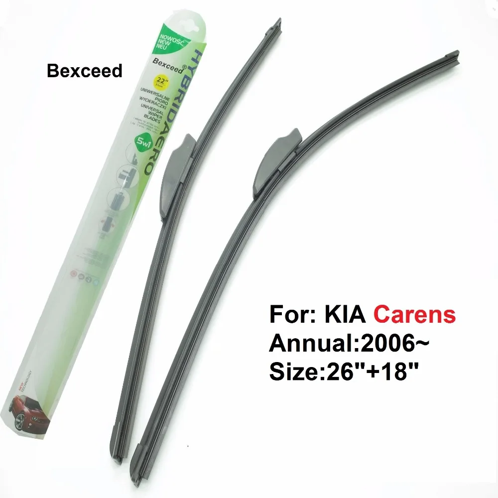 Щетка стеклоочистителя для KIA Carens, плоская щетка для лобового стекла автомобиля 26 дюймов + 18 дюймов 2006 ~ 
Щетка стеклоочистителя для KIA Carens, плоская щетка для лобового стекла автомобиля 26 дюймов + 18 дюймов 2006 ~
