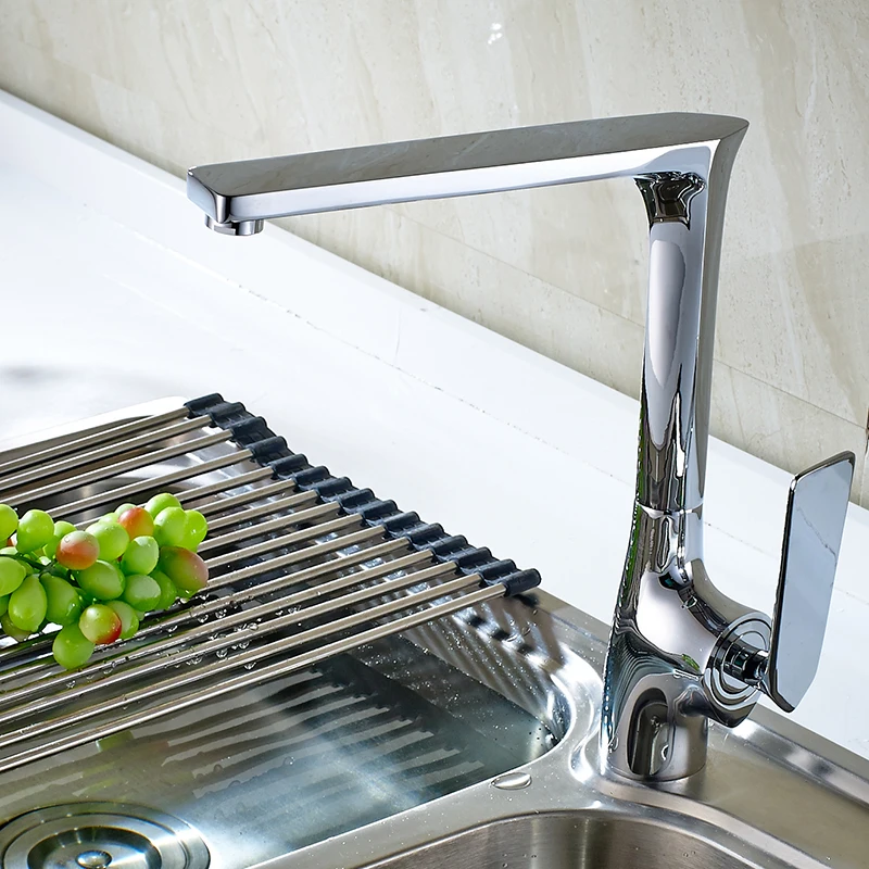 SHAI New Electroplate Kitchen Faucet 360 Degree Rotation Mixer Tap Good Quality Brass Basin Faucets Hot And Cool Water Faucets
SHAI New Electroplate Kitchen Faucet 360 Degree Rotation Mixer Tap Good Quality Brass Basin Faucets Hot And Cool Water Faucets