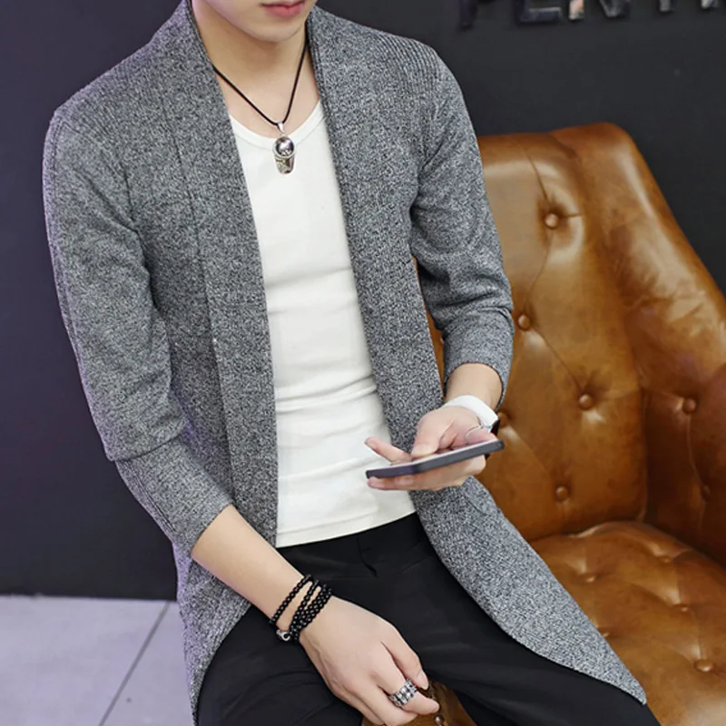 Spring Autumn Mens Cardigan Slim Long Knitted Coat Casual Men's Solid Color Windbreaker Young People Thin Long Sleeve Outwear
Spring Autumn Mens Cardigan Slim Long Knitted Coat Casual Men's Solid Color Windbreaker Young People Thin Long Sleeve Outwear