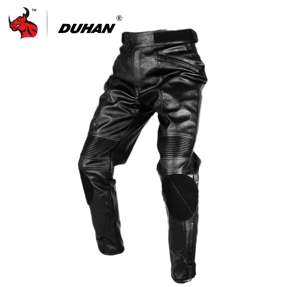 DUHAN Motorcycle Pants Waterproof PU Leather Motorcross Pants Men Moto Pants Riding Protective Trousers Black
DUHAN Motorcycle Pants Waterproof PU Leather Motorcross Pants Men Moto Pants Riding Protective Trousers Black