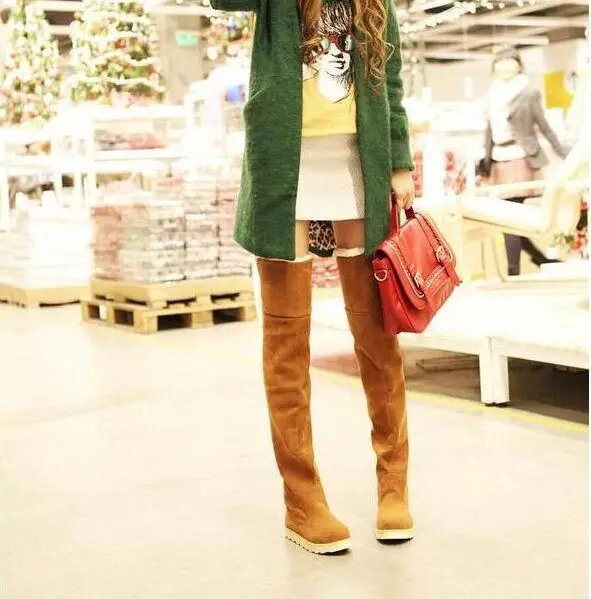 Winter Women Long Boots Over-the-Knee Flat Snow Boots Casual Warm Knee High Boots Thigh High Boots Shoes Woman Botas Femininas
Winter Women Long Boots Over-the-Knee Flat Snow Boots Casual Warm Knee High Boots Thigh High Boots Shoes Woman Botas Femininas