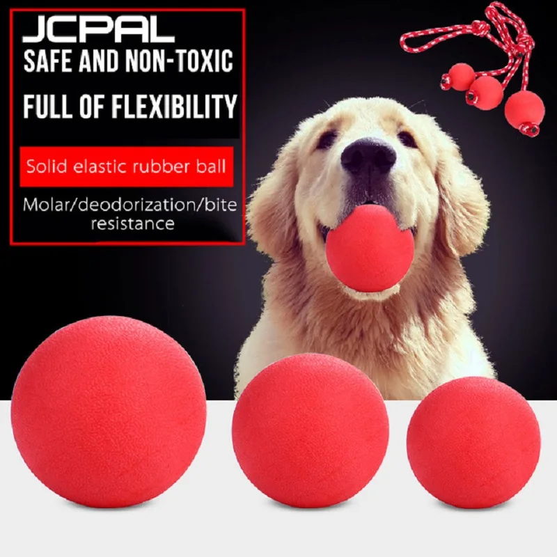 Food Grade Pet Toy Ball Red Pet Dog Toy Interactive Rubber Balls Puppy Molars And Teeth Cleaning Toy Balls
Food Grade Pet Toy Ball Red Pet Dog Toy Interactive Rubber Balls Puppy Molars And Teeth Cleaning Toy Balls