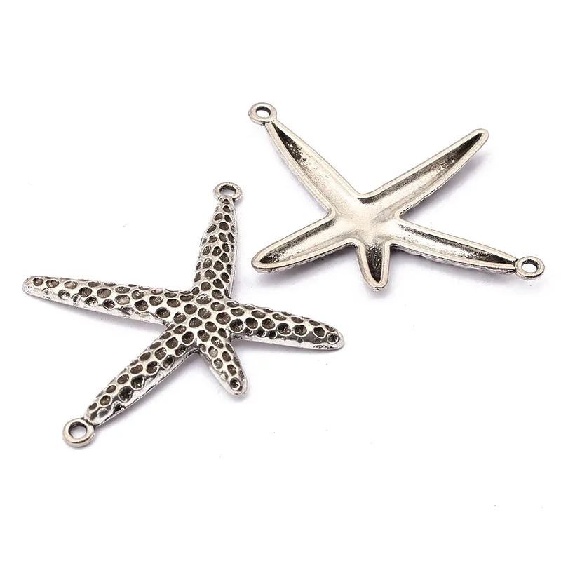 20pcs Starfish Connector Charms Pendants For Bracelet Necklace Jewelry Making Findings 49*44mm
20pcs Starfish Connector Charms Pendants For Bracelet Necklace Jewelry Making Findings 49*44mm