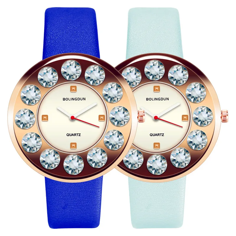 Montre Femme инкрустация Алмазный Металл 4 ногтей желе иглы модные часы Творческий