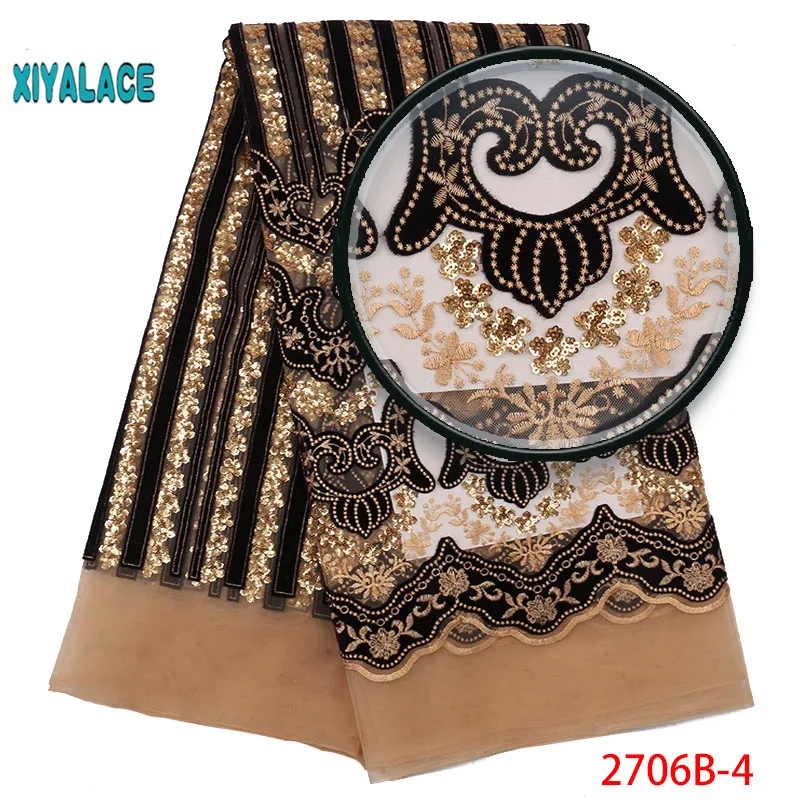 Velvet Lace Fabric High Quality African Lace Fabric With Sequins Embroidery Nigerian French Lace Fabric For Wedding 2706b
Velvet Lace Fabric High Quality African Lace Fabric With Sequins Embroidery Nigerian French Lace Fabric For Wedding 2706b