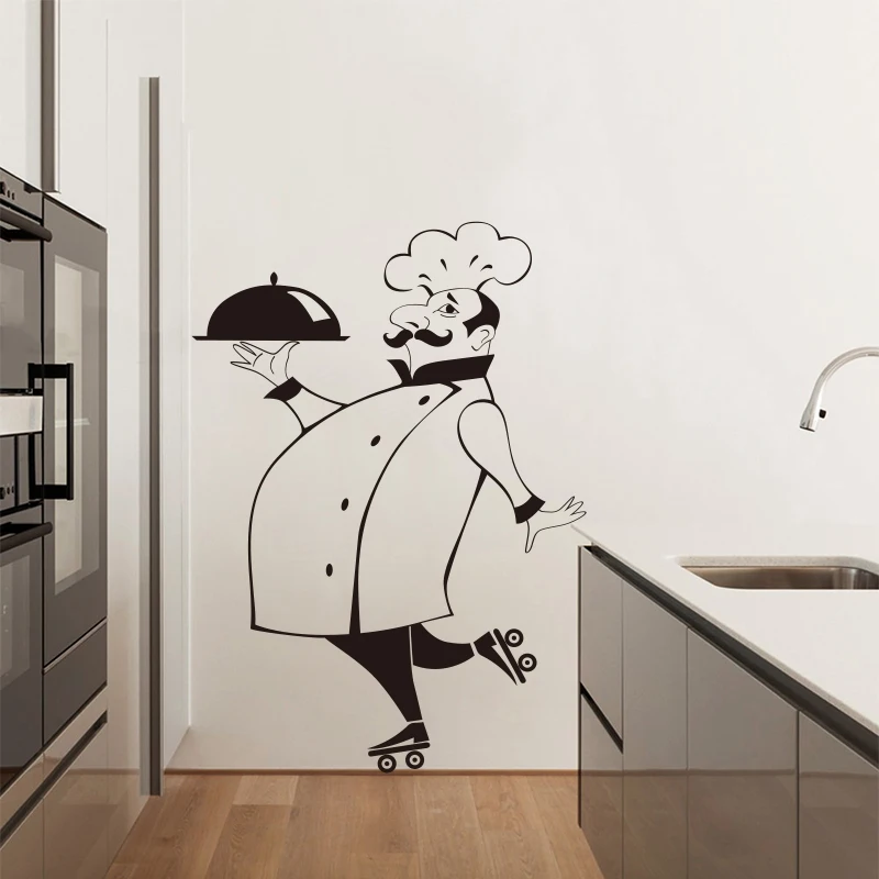 Funny Chef Wall Stickers for Kitchen Tile Glass Walls Waterproof Vinyl Wall Sticker Home Decor Wall Decals House Decoration LW21
Funny Chef Wall Stickers for Kitchen Tile Glass Walls Waterproof Vinyl Wall Sticker Home Decor Wall Decals House Decoration LW21