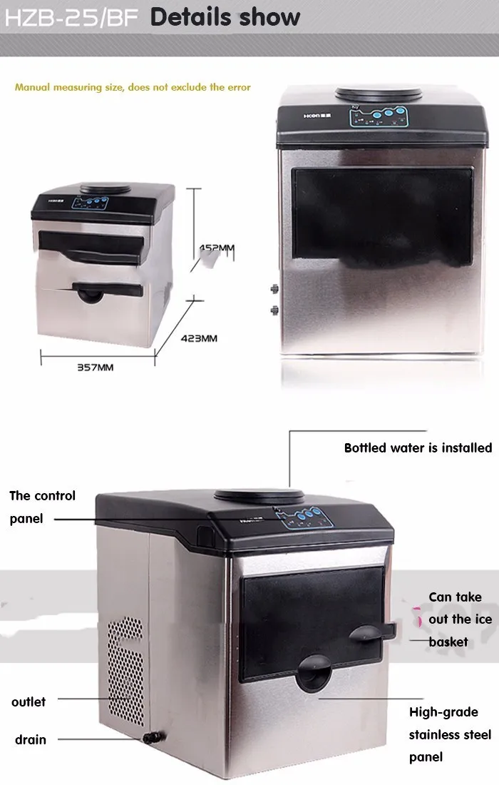 Door to door ship 1PC 220V Electric Commercial Countertop Bullet Ice Maker Machine for Milk Tea Shop
Door to door ship 1PC 220V Electric Commercial Countertop Bullet Ice Maker Machine for Milk Tea Shop