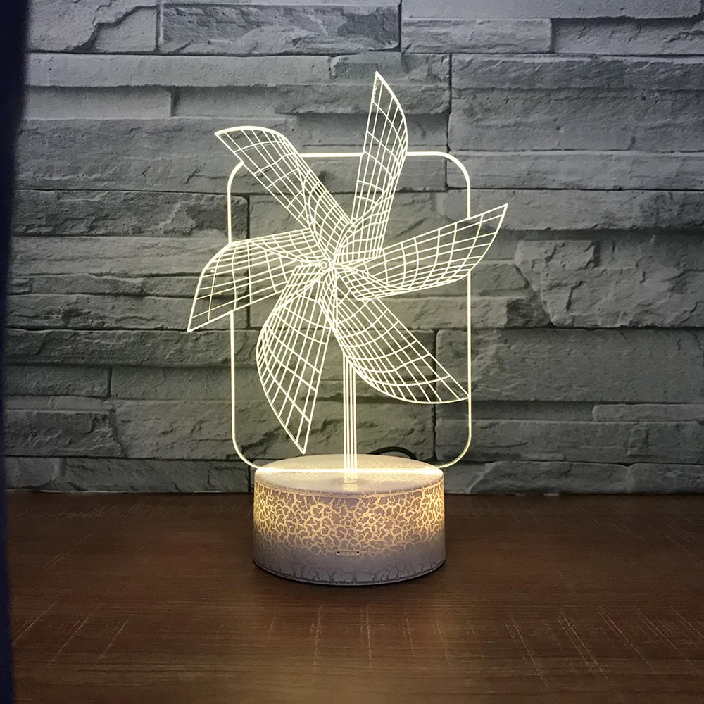 Windmill 3D LED RGB Night Light 7 Color Change Desk Light Action Figures 137 Boys Girls Christmas Toys
Windmill 3D LED RGB Night Light 7 Color Change Desk Light Action Figures 137 Boys Girls Christmas Toys