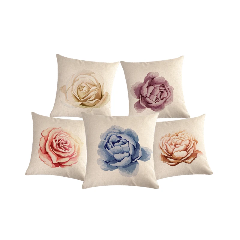 Flower Cushion Covers Peony Rose decorative Pillows for Home Sofa Chair Decor 45x45cm Pillowcases
Flower Cushion Covers Peony Rose decorative Pillows for Home Sofa Chair Decor 45x45cm Pillowcases