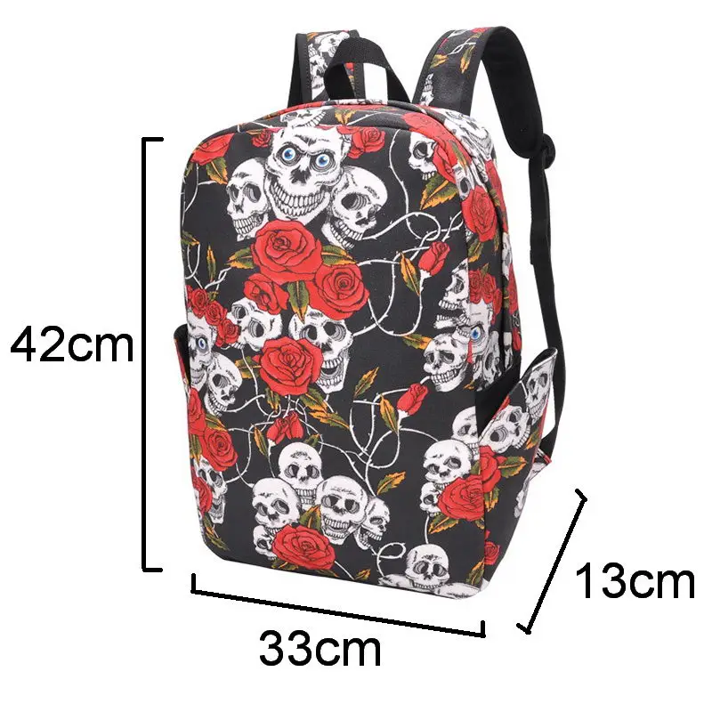 DIINOVIVO Skull Rose Floral Backpacks Women Large Capacity women Laptop backpack Canvas Backpack Schoolbag For Girls WHDV1191
DIINOVIVO Skull Rose Floral Backpacks Women Large Capacity women Laptop backpack Canvas Backpack Schoolbag For Girls WHDV1191