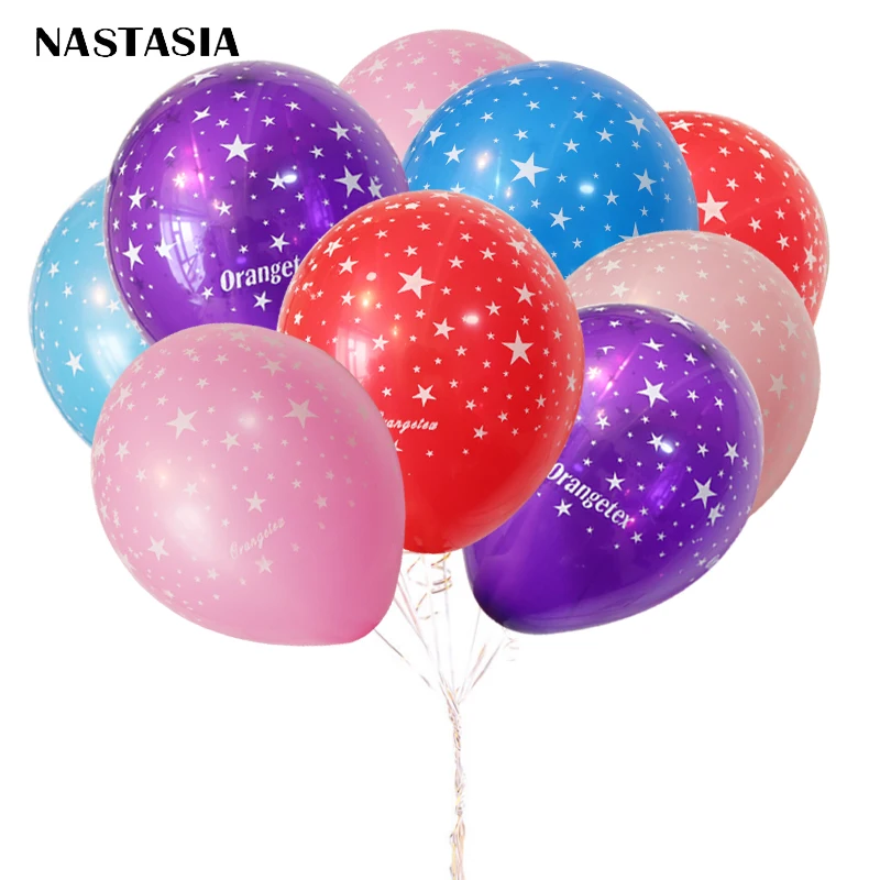 NASTASIA Colorful Small white star printed orangetex latex balloon 12inch 30pcs romantic room decoration ballons anniversaire
NASTASIA Colorful Small white star printed orangetex latex balloon 12inch 30pcs romantic room decoration ballons anniversaire