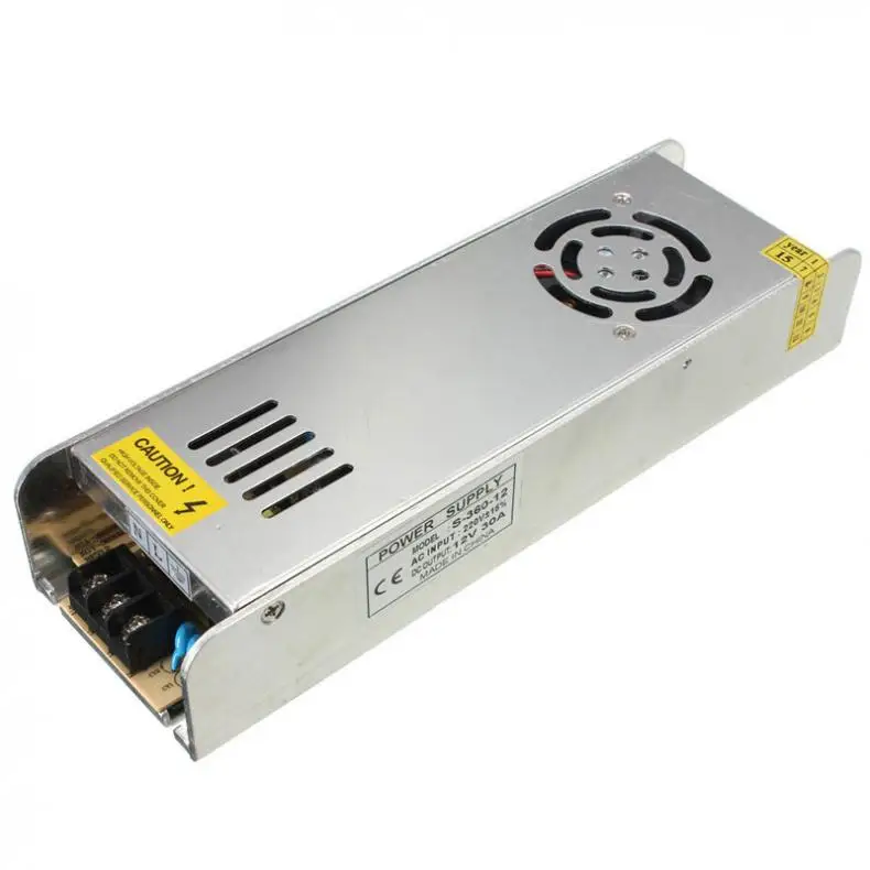 Power Supplier For Household/ Office Lamps Switch New Mini Switching Power Supply 220V to 12V 30A 360W for LED Strip Light
Power Supplier For Household/ Office Lamps Switch New Mini Switching Power Supply 220V to 12V 30A 360W for LED Strip Light