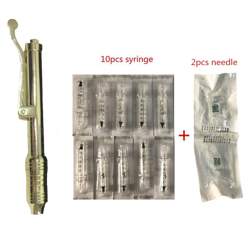 hyaluronic pen with 10pcs Syringe and 2PCS needle free atomizer hyaluron injection pen wrinkle removal water
hyaluronic pen with 10pcs Syringe and 2PCS needle free atomizer hyaluron injection pen wrinkle removal water