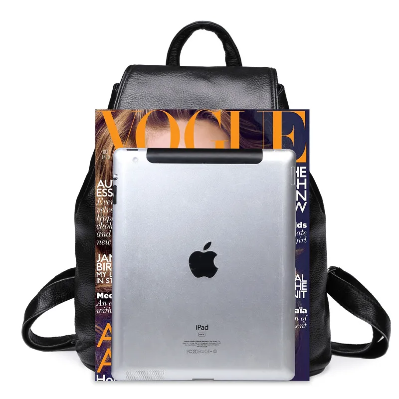 100% Real Cowskin Women Backpack Preppy Style Student's School Bag Perfect Quality Natural Genuine Leather Women's Backpacks 
100% Real Cowskin Women Backpack Preppy Style Student's School Bag Perfect Quality Natural Genuine Leather Women's Backpacks