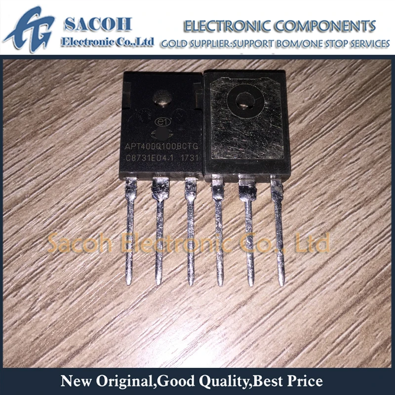 New Original 5PCS/Lot APT40DQ100BCTG APT40DQ100BCT or APT40DQ120BCTG TO-247 40A 1000V Ultrafast Recovery Diode
New Original 5PCS/Lot APT40DQ100BCTG APT40DQ100BCT or APT40DQ120BCTG TO-247 40A 1000V Ultrafast Recovery Diode