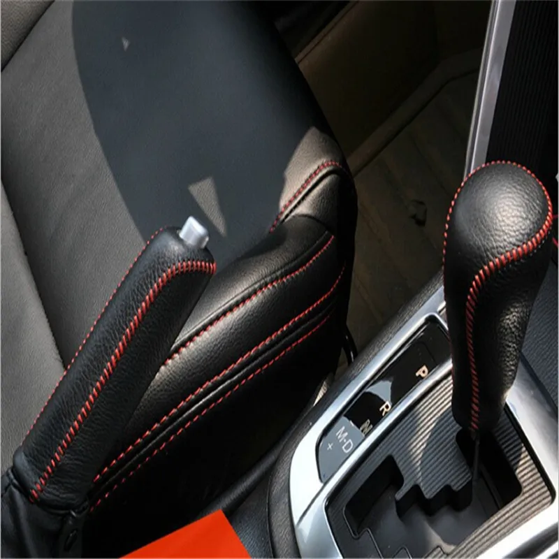 For Mazda CX-5 2015 2016 AT Car Sew-On Genuine Leather Handbrake Cover And Gearshift Cover Auto Accessories 1 Set High Quality
For Mazda CX-5 2015 2016 AT Car Sew-On Genuine Leather Handbrake Cover And Gearshift Cover Auto Accessories 1 Set High Quality