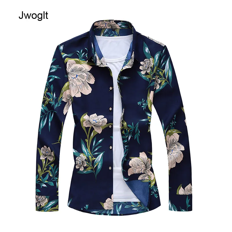 45KG-120KG Autumn New Men's Flower Printed Shirts Male Long Sleeve Floral Shirt Men Tops Casual Shirts Plus Size 5XL 6XL 7XL
45KG-120KG Autumn New Men's Flower Printed Shirts Male Long Sleeve Floral Shirt Men Tops Casual Shirts Plus Size 5XL 6XL 7XL