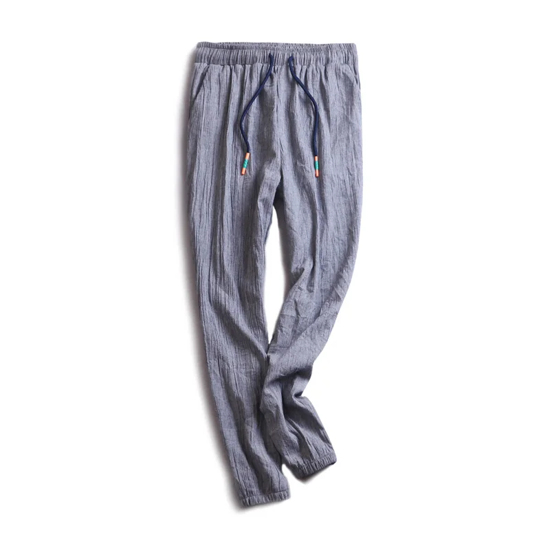 Breathable linen trousers men flax casual men pants fashion ankle-length trousers mens solid elastic pants male pantalon hombre
Breathable linen trousers men flax casual men pants fashion ankle-length trousers mens solid elastic pants male pantalon hombre