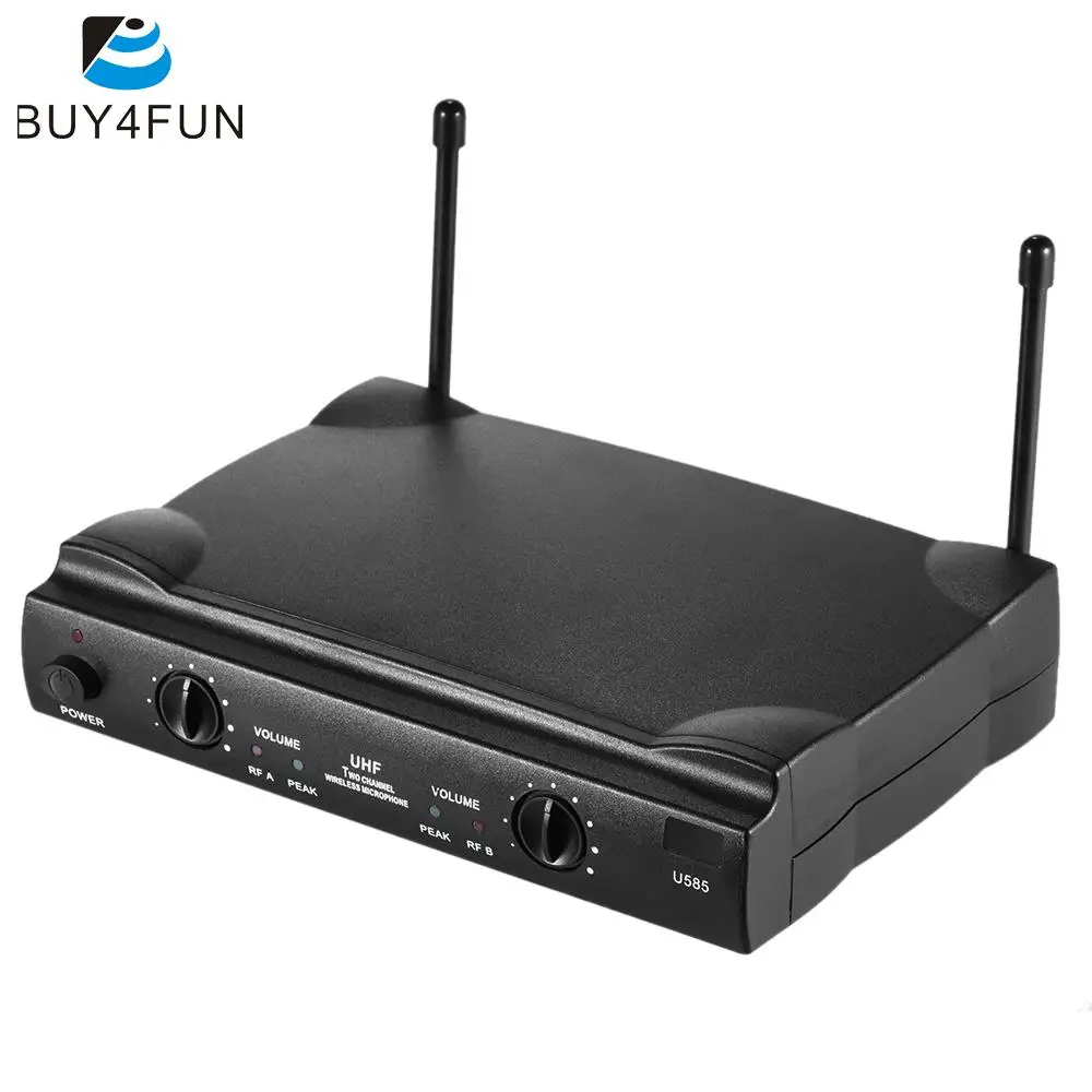 Двухканальная Беспроводная микрофонная система UHF с 2 поясными передатчиками, 2 гарнитурами, микрофонами, 1 приемником
Двухканальная Беспроводная микрофонная система UHF с 2 поясными передатчиками, 2 гарнитурами, микрофонами, 1 приемником