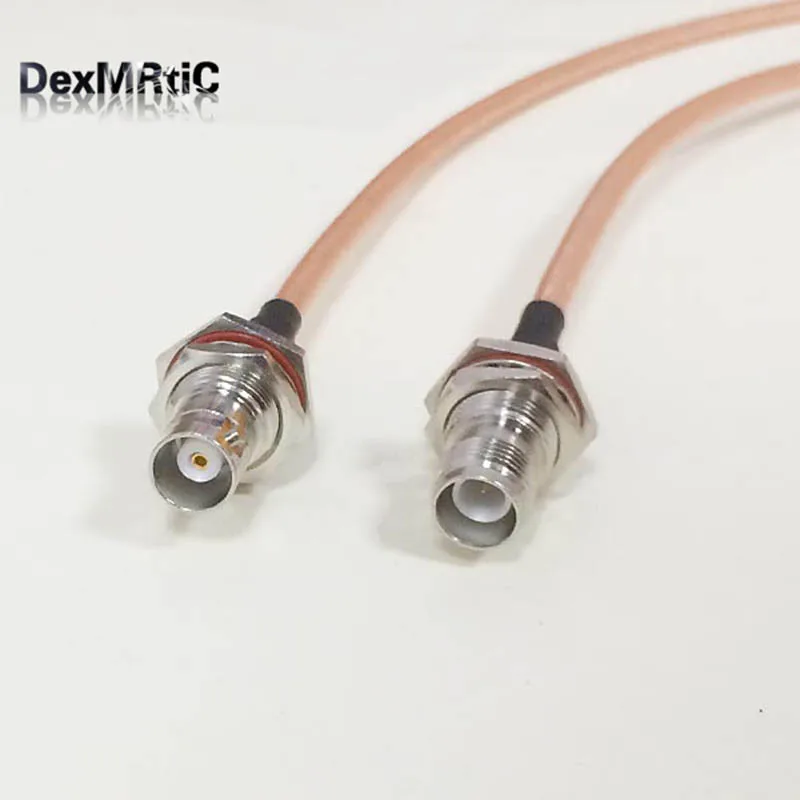 WIFI Antenna Adapter RP TNC Female switch BNC Female Fulkhead Pigtail Cable RG142 50cm/100cm Low Loss Wholesale
WIFI Antenna Adapter RP TNC Female switch BNC Female Fulkhead Pigtail Cable RG142 50cm/100cm Low Loss Wholesale