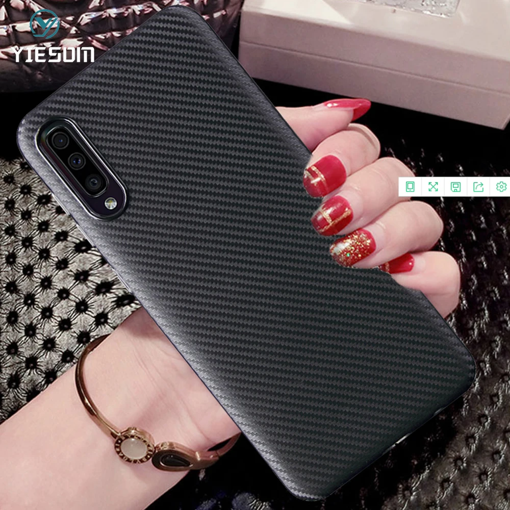 Чехол для Samsung Galaxy A50 A30 A10 M10 M20 M30 мягкий силиконовый чехол из углеродного волокна
