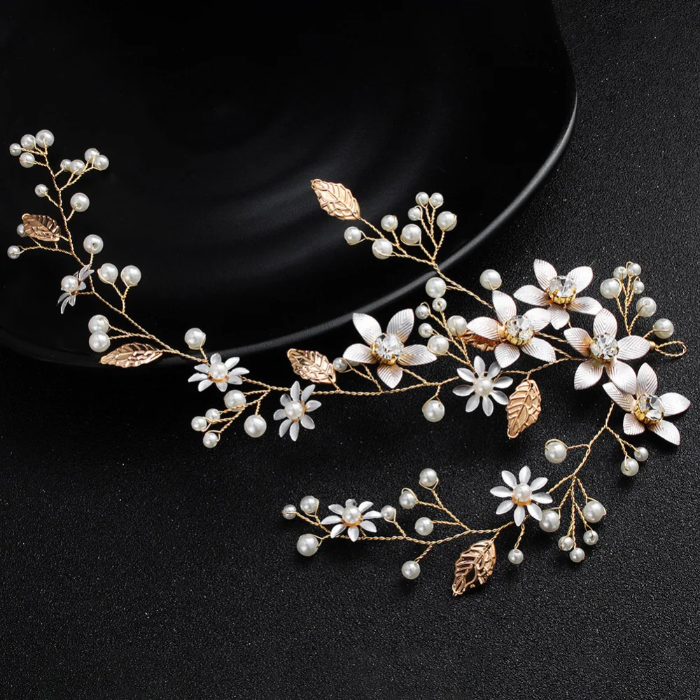 Wedding Hair Accessories Hairbands Bride Headband Tiaras Hair Jewelry Bridal Jewelry Flower Pearl Beautiful Hair Headgear
Wedding Hair Accessories Hairbands Bride Headband Tiaras Hair Jewelry Bridal Jewelry Flower Pearl Beautiful Hair Headgear