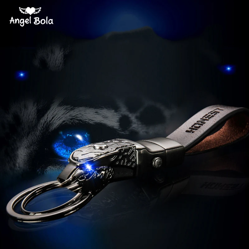 High Grade Alloy Men Leopard Key Chain Car Key Ring Holder Keychains Jewelry Bag Pendant Genuine Leather Gift LED Function
High Grade Alloy Men Leopard Key Chain Car Key Ring Holder Keychains Jewelry Bag Pendant Genuine Leather Gift LED Function
