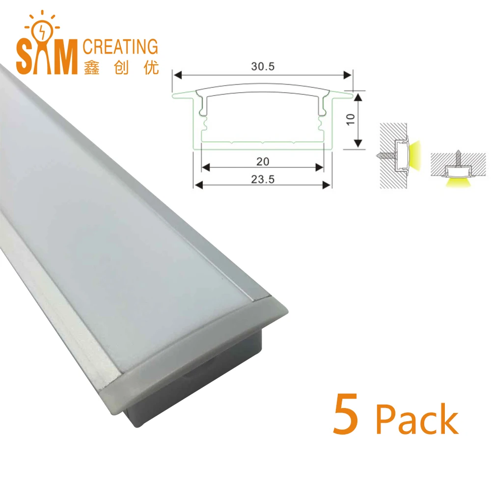 Outdoor or Indoor Lightting LED Tape Aluminum Profile Lampshade UnvarySam 5 PCS 1 M for Phyto Lamp for Plants Strip Bar Housing
Outdoor or Indoor Lightting LED Tape Aluminum Profile Lampshade UnvarySam 5 PCS 1 M for Phyto Lamp for Plants Strip Bar Housing