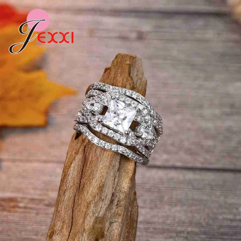Charming 3 Rings Set 925 Sterling Silver New Arrival 925 Sterling Silver Cubic Zirconia High Quality Big Promotion
Charming 3 Rings Set 925 Sterling Silver New Arrival 925 Sterling Silver Cubic Zirconia High Quality Big Promotion