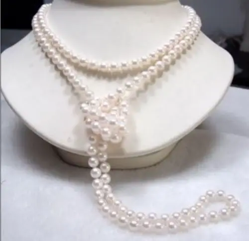 Wholesale Free Shipping 100% Natural Jewelry> 16 "Baroque 3row White Freshwater Pearl Necklace
Wholesale Free Shipping 100% Natural Jewelry> 16 "Baroque 3row White Freshwater Pearl Necklace