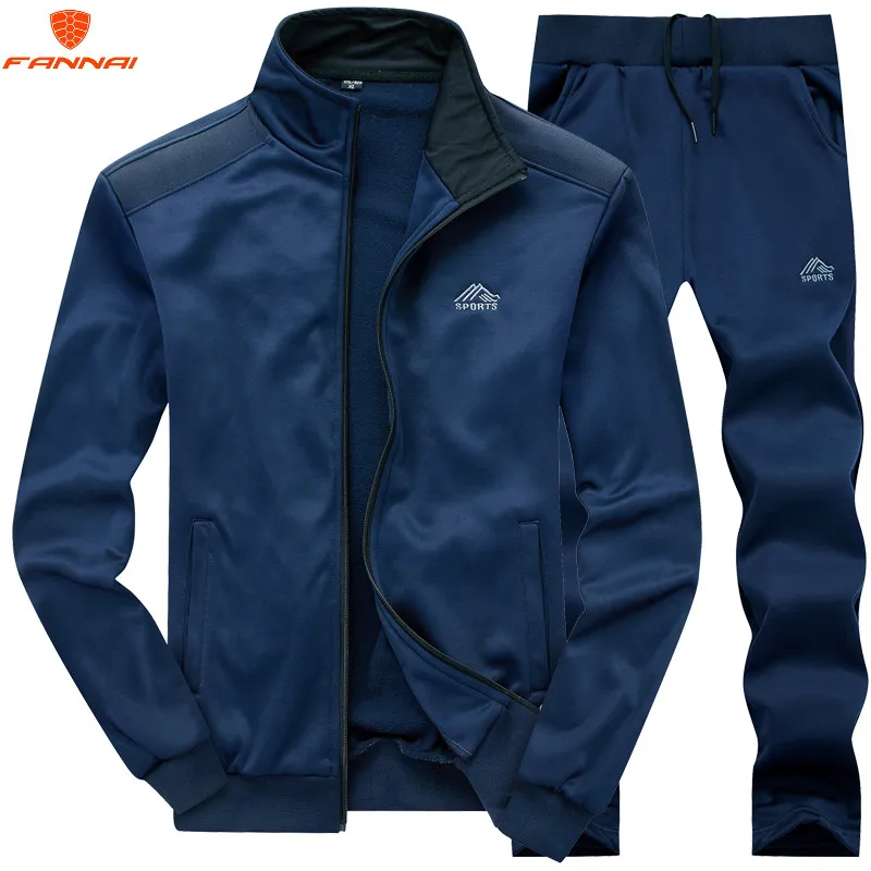 2018 Men's Sportswear Suit Sweat Outerwear Without Hooded Men Casual Active Suit Zipper Outwear 2pc Jacket + Pants Sets M-4XL
2018 Men's Sportswear Suit Sweat Outerwear Without Hooded Men Casual Active Suit Zipper Outwear 2pc Jacket + Pants Sets M-4XL