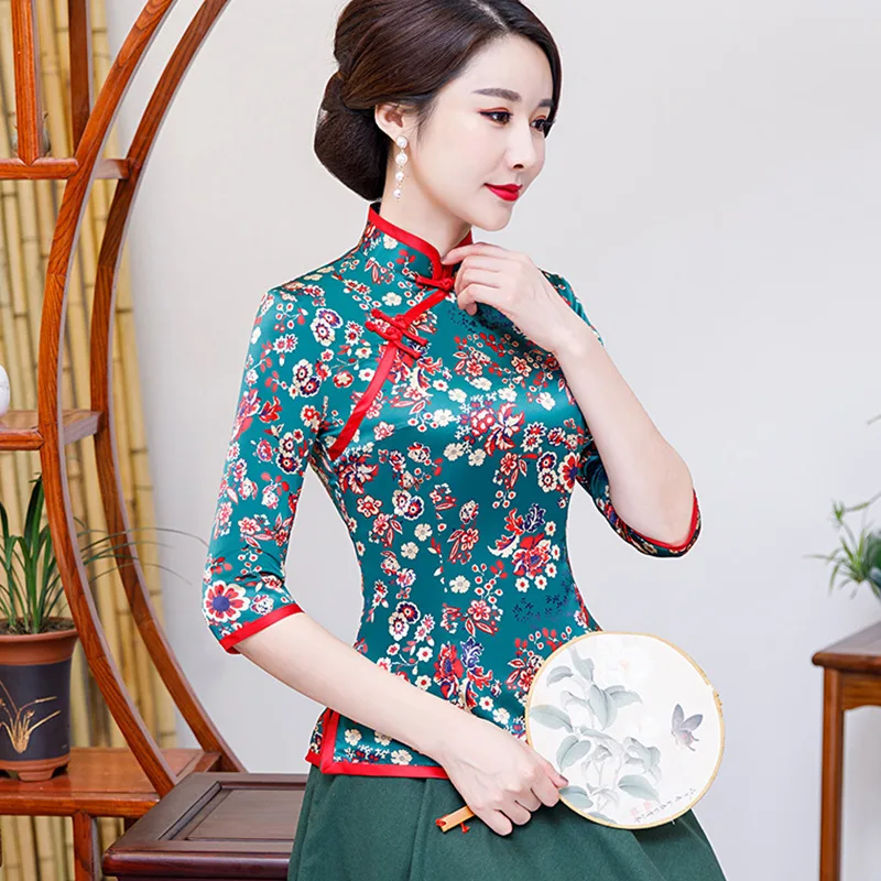 Summer New Chinese Style Women Rayon Tang Suit Tops Blouse Vintage Traditional Chinese Shirt Plus Size M L XL XXL XXXL 4XL 5XL
Summer New Chinese Style Women Rayon Tang Suit Tops Blouse Vintage Traditional Chinese Shirt Plus Size M L XL XXL XXXL 4XL 5XL