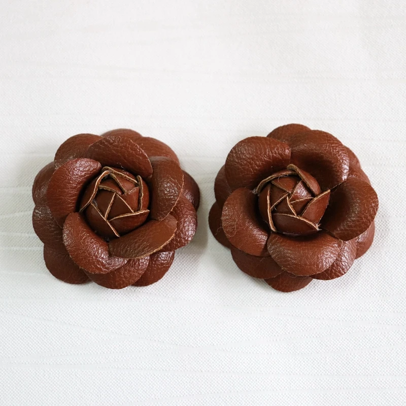 65MM 20Pcs ( Pure Handcrafted & PU Cloth ) Brown PU Leather Fabric Art Camellia Jewelry Findings & Garment Accessories
65MM 20Pcs ( Pure Handcrafted & PU Cloth ) Brown PU Leather Fabric Art Camellia Jewelry Findings & Garment Accessories