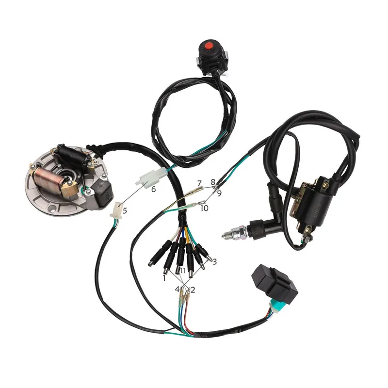 Genuine TDPRO 125cc Motorcycle Ignition CDI Coil Magneto Kick Start Dirt Pit Bike Wire Harness Wiring Loom XQ
Genuine TDPRO 125cc Motorcycle Ignition CDI Coil Magneto Kick Start Dirt Pit Bike Wire Harness Wiring Loom XQ