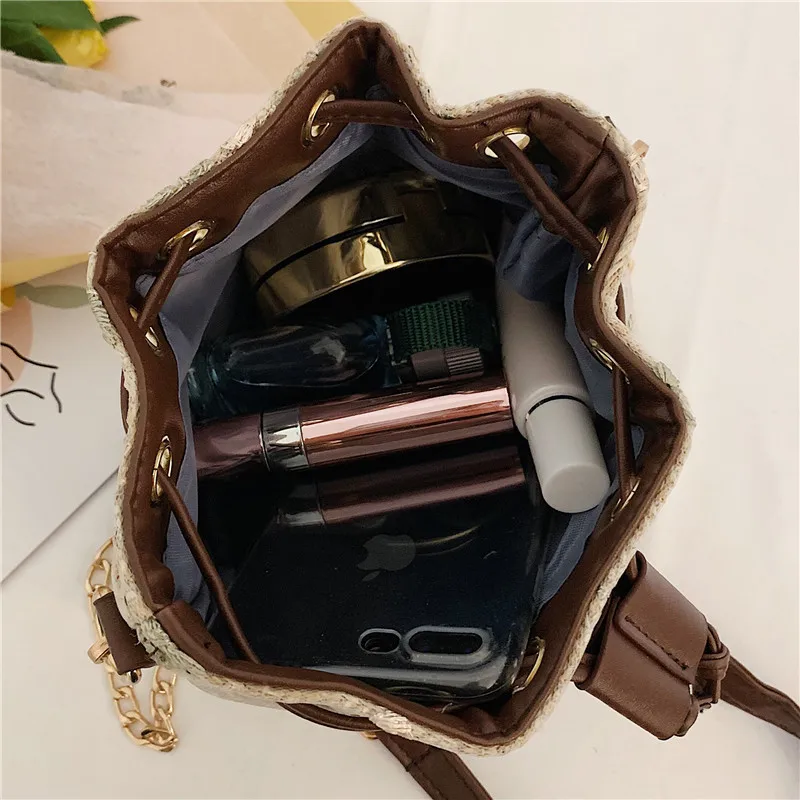 2019new casual straw bucket bag joker leisure chain shoulder crossbody messenger bag summer style women beach bag ladies handbag
2019new casual straw bucket bag joker leisure chain shoulder crossbody messenger bag summer style women beach bag ladies handbag