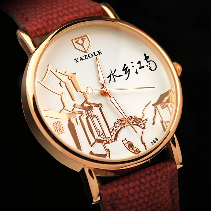 Yazole Watch Women Watches Fashion Ladies Quartz Watch Chinese Style Designer Women's Wristwatch Female Mujer Relogio Clock Saat
Yazole Watch Women Watches Fashion Ladies Quartz Watch Chinese Style Designer Women's Wristwatch Female Mujer Relogio Clock Saat