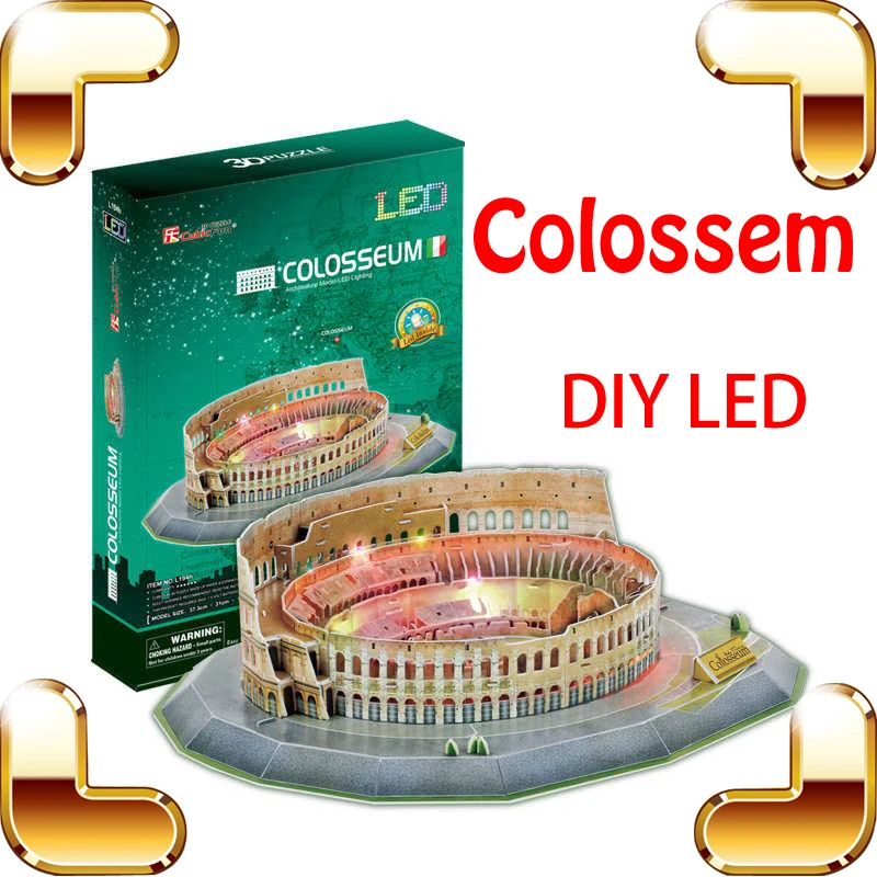 Новогодний подарок колизем 3D головоломка модель Строительство DIY игрушки LED украшение специальное образование подарок для обучения друг
Новогодний подарок колизем 3D головоломка модель Строительство DIY игрушки LED украшение специальное образование подарок для обучения друг