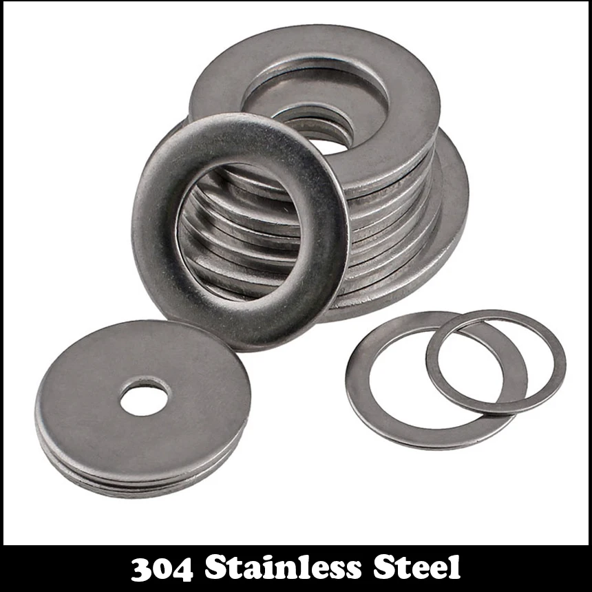 M8 M10 * 16*1 M8x16x1 14*1 M10x14x1 4 #304 из нержавеющей стали 304SS DIN125 тонкая прокладка воротника